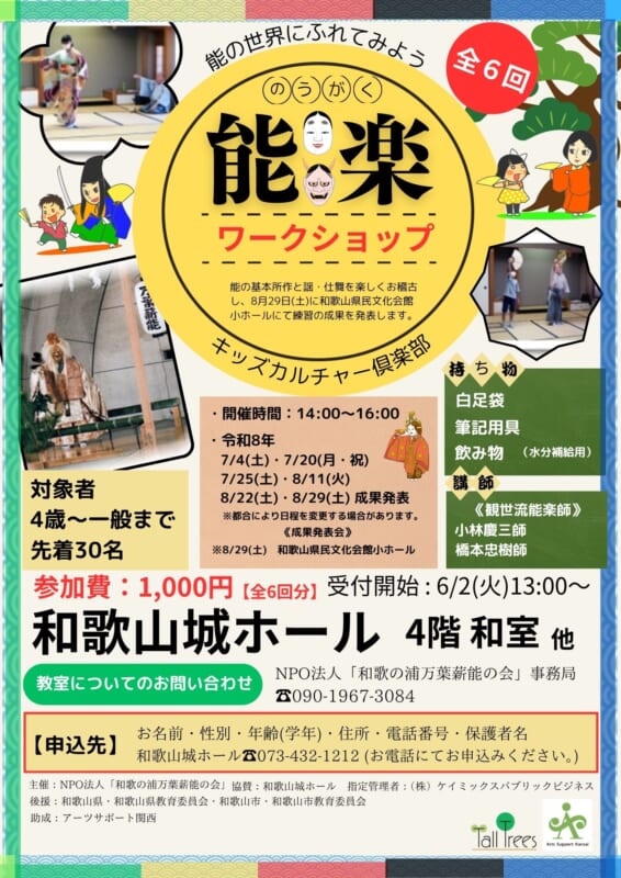 学びあいキッズカルチャー倶楽部<br />
能楽ワークショップ 画像